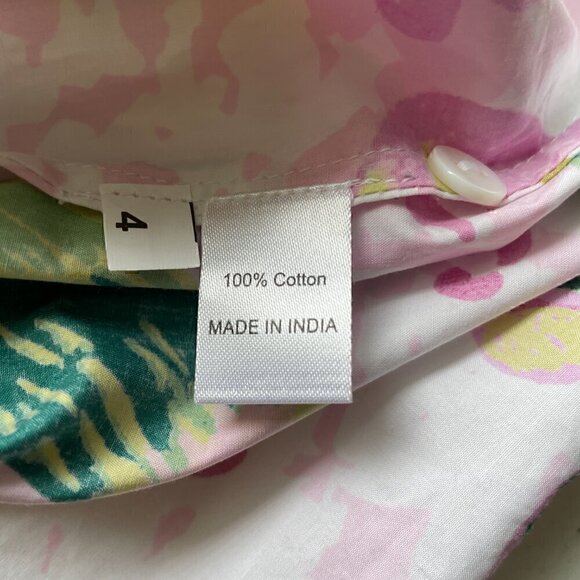 Banjanan Marie Top Muse Spring Floral Cotton Blouse XS - Picture 7 of 9